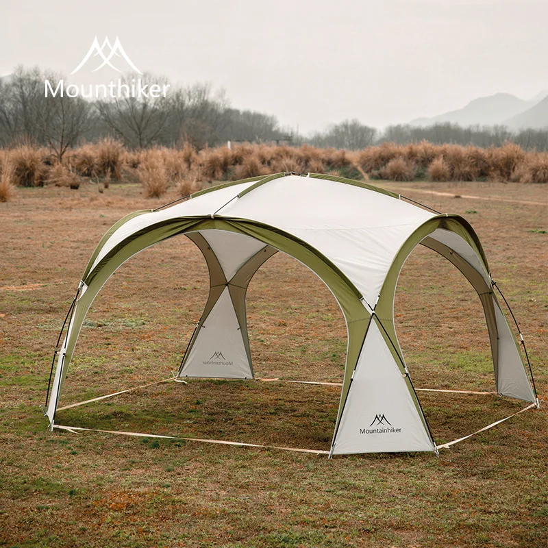 Mountainhiker barraca de acampamento ao ar livre cúpula 150d tecido oxford revestido de prata luar branco cúpula céu sombra toldo abrigos tendas
