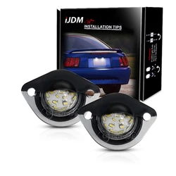 Lampe de plaque d'immatriculation LED blanche pour Ford Mustang, lumière de planificateur, 1994, 1995, 1996, 1997, 1998, 1999, 2000, 2001, 2002, 2003, 2004, 2 pièces