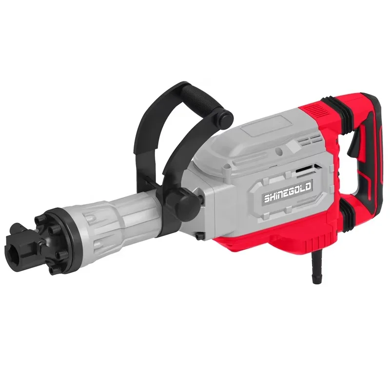 

1700W Electric Demolition Hammer 220V Electric Jack Hammer High Impact Energy 60J Demolition Breaker