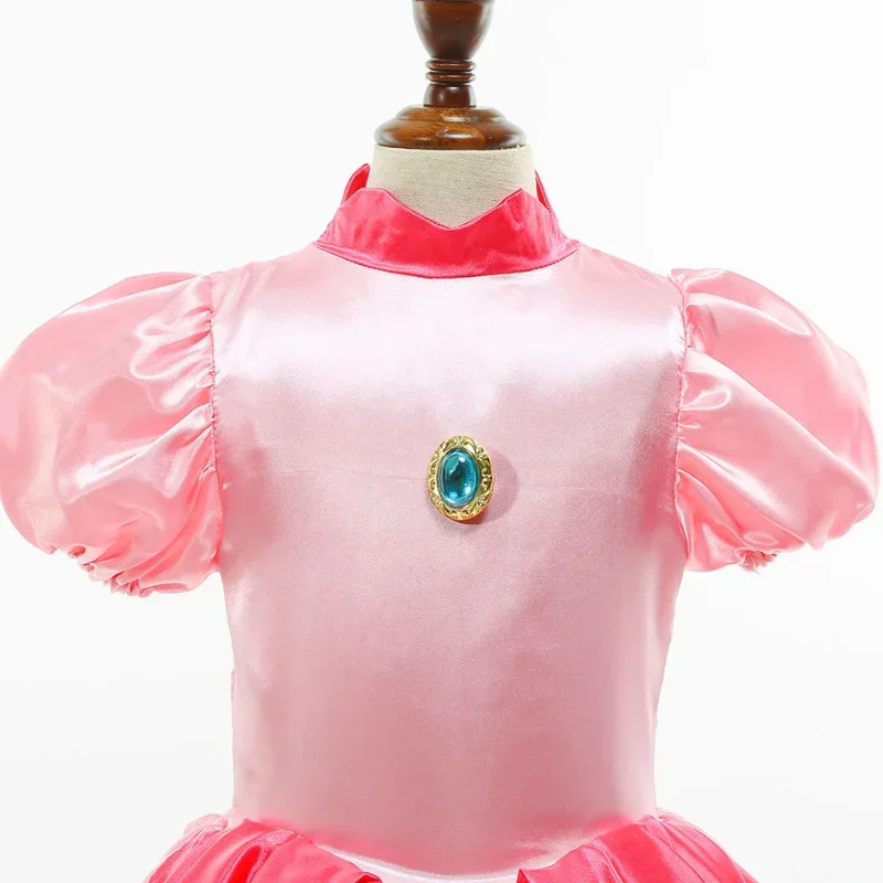 Abito da principessa pesca per ragazza Costume cosplay di Halloween Bambini Abiti per spettacoli teatrali Abiti per feste di carnevale di compleanno per bambini