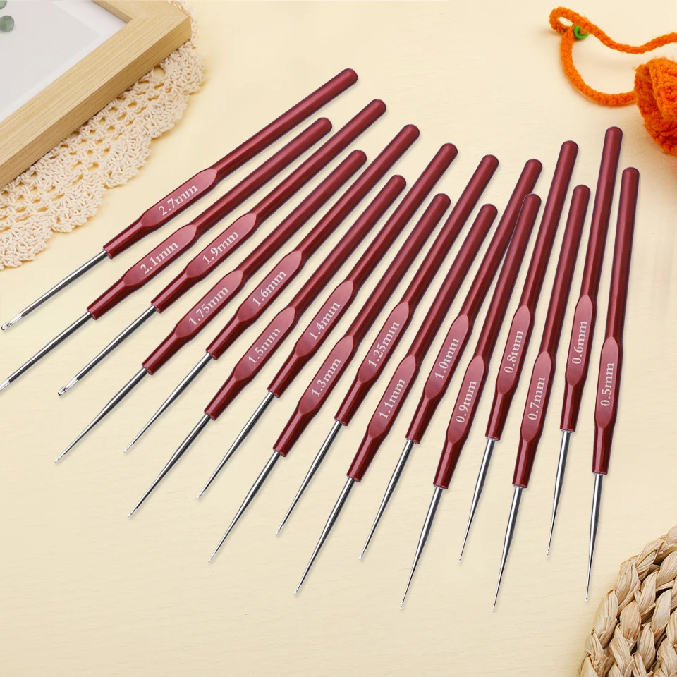 KRABALL 1 قطعة خطاف كروشيه مع مقبض بلاستيكي لخيط الغزل والنسيج الكروشيه الحياكة DIY بها بنفسك اليدوية الاكسسوارات الحرفية أداة