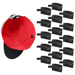 5/10pcs Adhesive Hat Rack Display Hooks for Wall Door Baseball Cap Holder Closet Storage Organizer Strong Cap Hanger