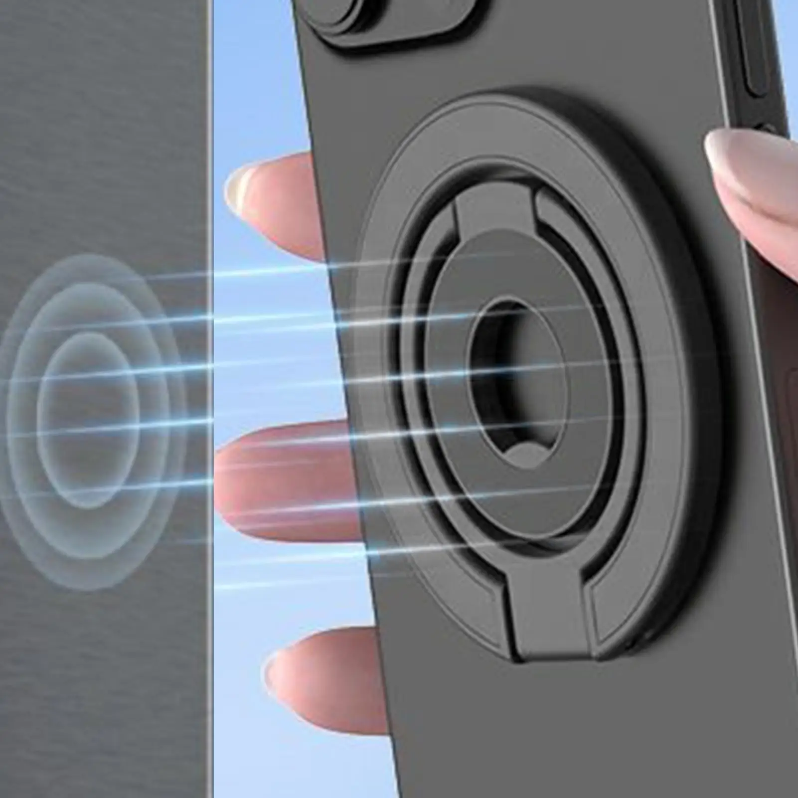 

Magnetic Phone Mount Portable Adjustable Magnetic Mobile Phone Case Desk Holder For Home Office Travel Desktop Dorm Cellphone