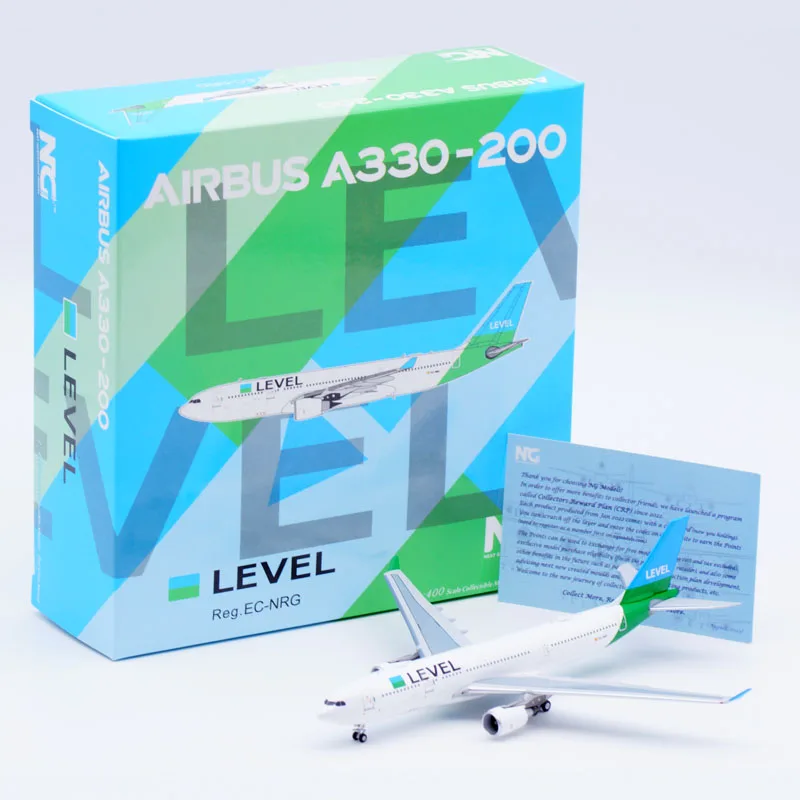 61063 Legierung Sammlerflugzeug Geschenk NG Modell 1:400 Level Airlines Airbus A330-200 Druckgussflugzeug Jet Modell EC-NRG