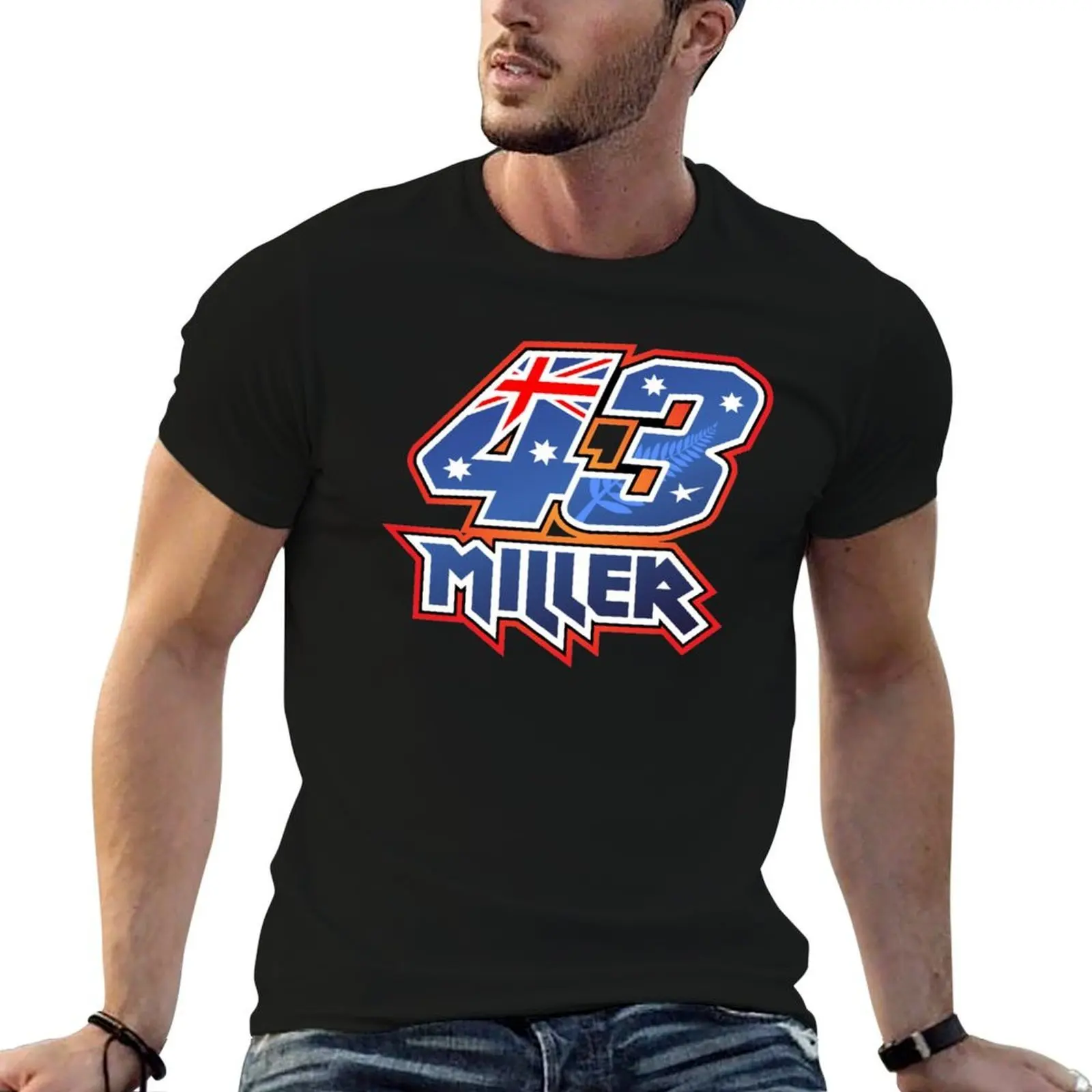 

Jack Miller Number 43 T-Shirt t shirts for man pack white t shirts for man graphic funny T-Shirt