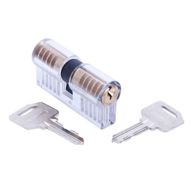 Transparent Copper Lock Cutaway Training Skill Professional Visable Practice Padlock Pick View For Locksmith Supplies