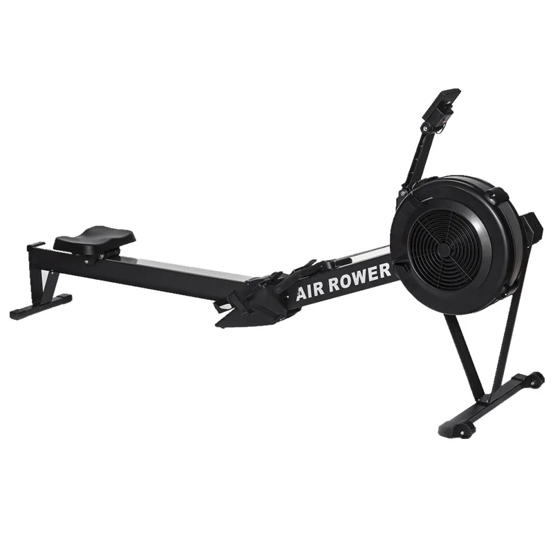 Foldable Commercial Home Indoor Fitness Gym Equipment Rameur Air Rowing Console Machine,Cardio Training Air Rower.