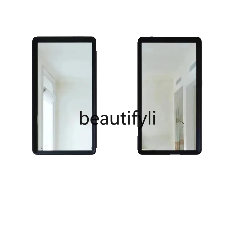 

Toilet bathroom mirror wall-mounted French retro washbasin vanity mirror smart LED anti-fog vanity mirror