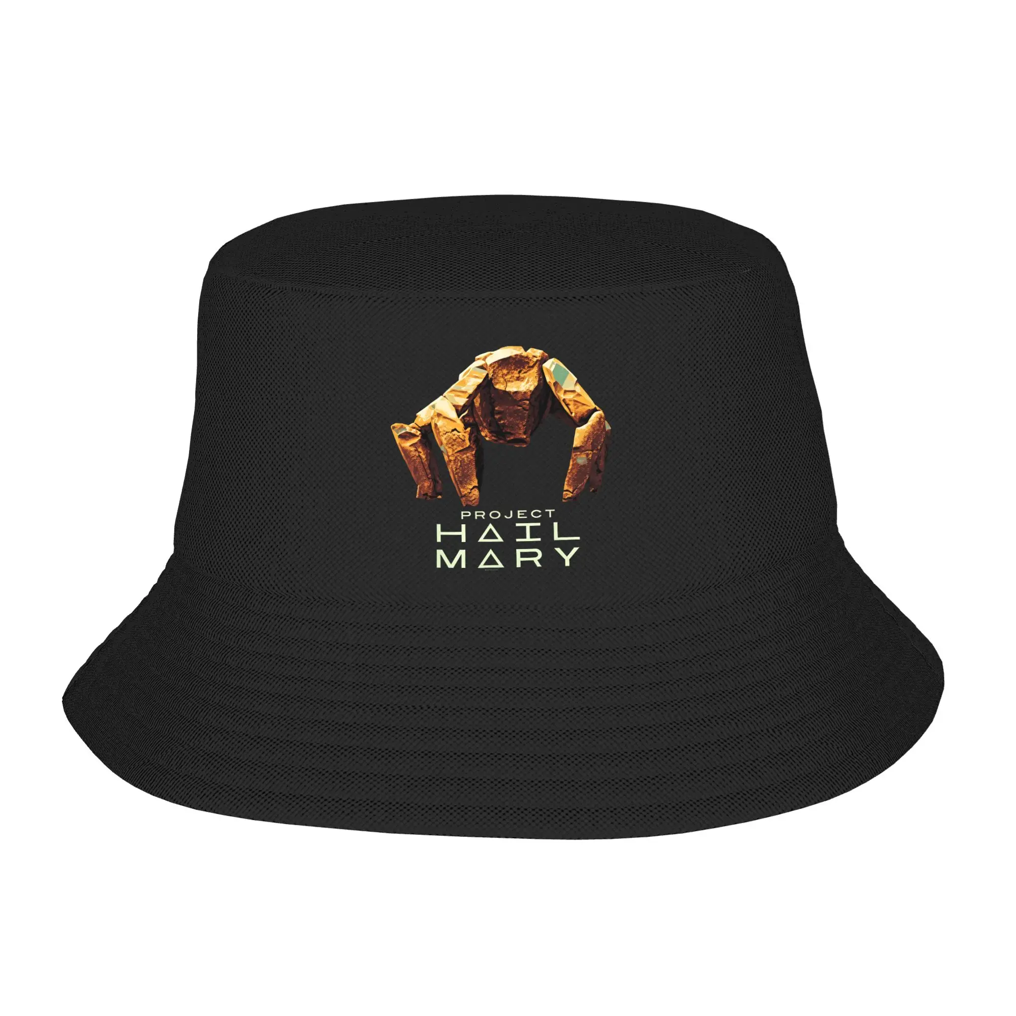 Project Hail Mary Golem Bucket Hat  Streetwear Fisherman Caps Soft Fold Vacation Sun Hats For Couple Fashion Custom DIY Cap