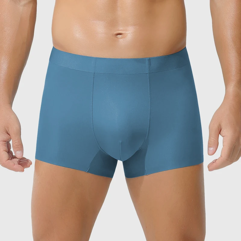 Intimo da uomo supporta boxer doppiamente senza cuciture comodi boxer