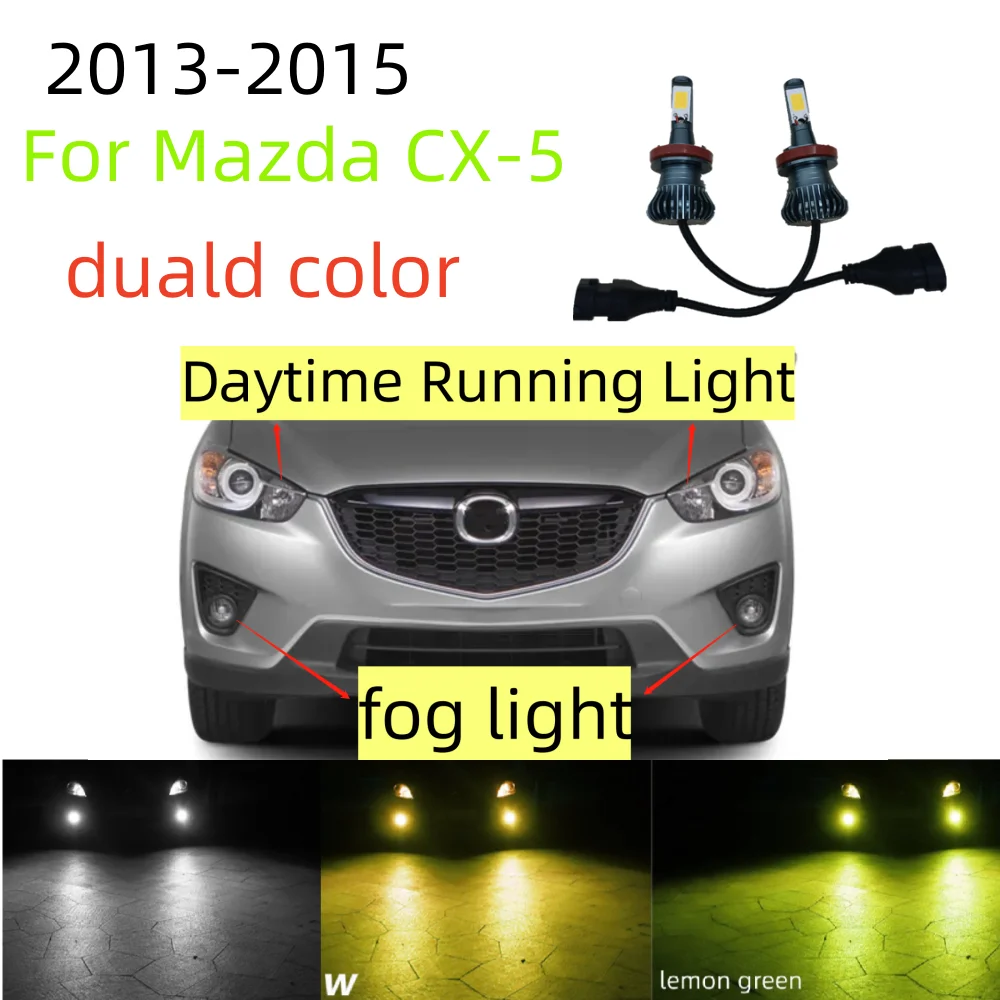 

For Mazda CX5 CX-5 2013 2014 2015 2pcs/lot CANBus Error Free P13W 21SMD LED Daytime Running Light DRL fog light