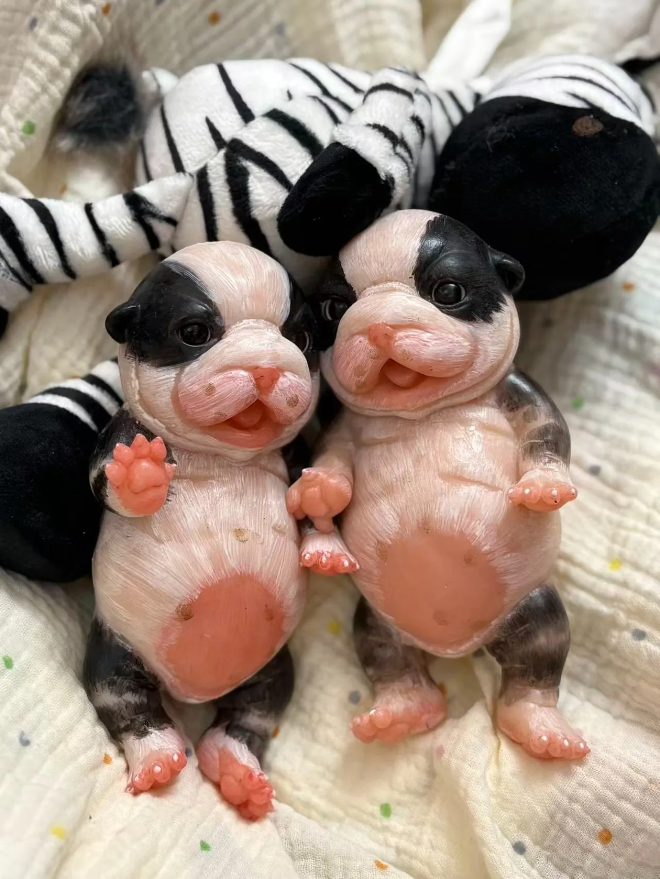 6.7 Polegada silicone animal brinquedo cão e ovelhas toque macio caiu bebe silicone reborn boneca para crianças presentes de natal