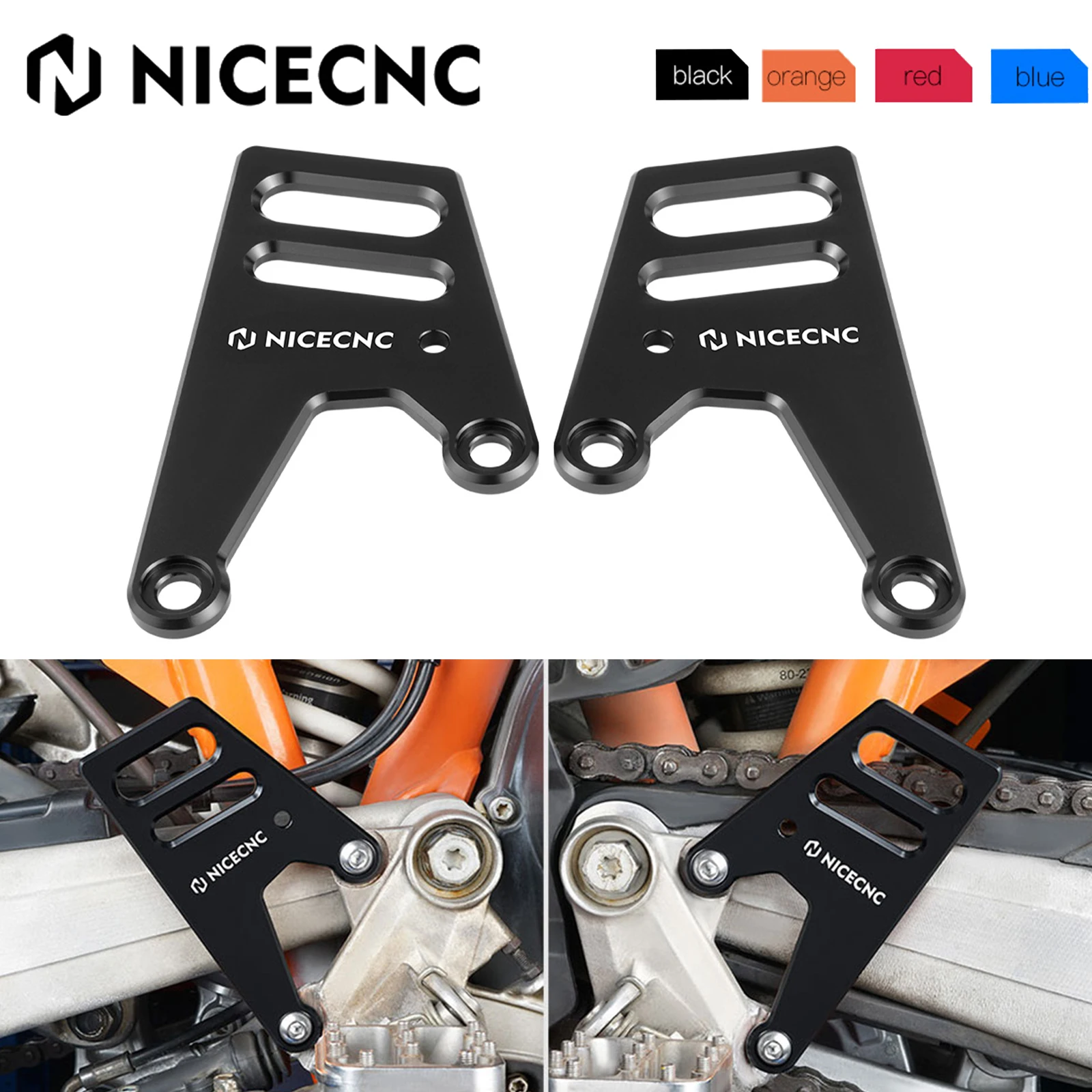 

Heel Guard Covers Luggage Rack-less Bags Mounting Brackets For KTM 690 Enduro Husqvarna 701 Enduro 2016-2018 2019 2020 2021 2022