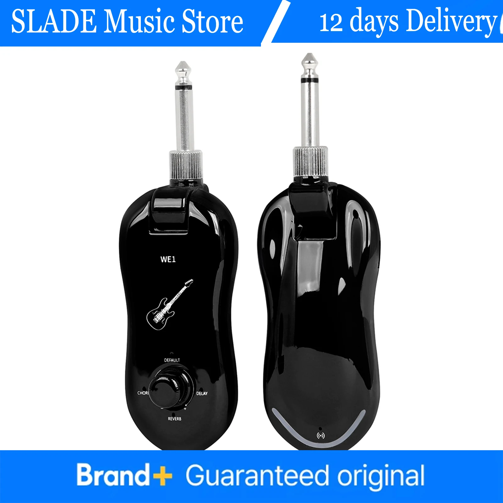 

Беспроводная система KOPPO WE1, приемник передатчика для гитары, 20-20 кГц, перезаряжаемый передатчик, мини-запчасти для электрогитары