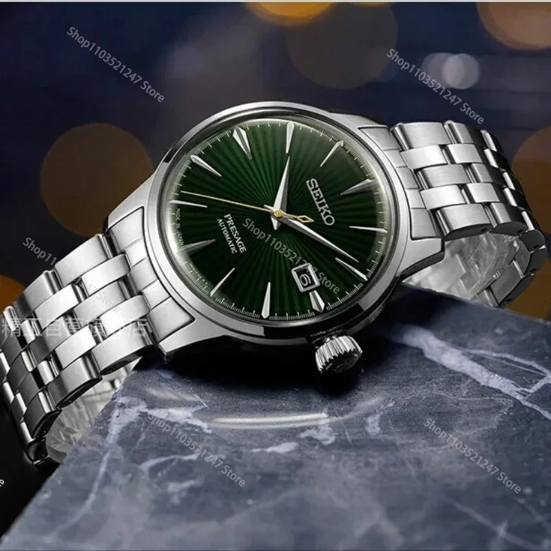 Original SEIKO Men Watches Stainless Steel Minimalist Top Brand Fashion Atmospheric Leisure Business Calendar WristWatches