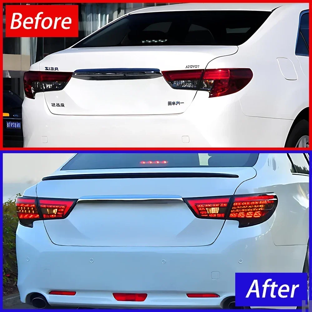 Автомобильный задний фонарь для Toyota REIZ MARK X 2013-2017, все новое обновление, светодиодный плавный фонарь, динамический указатель поворота, стиль, горячая распродажа, аксессуары