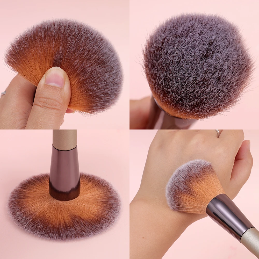 Profissional escova de maquiagem macia, pó de beleza, super macio Blush, Fundação, corretivo, cílios, Make Up Brush, ferramenta cosmética