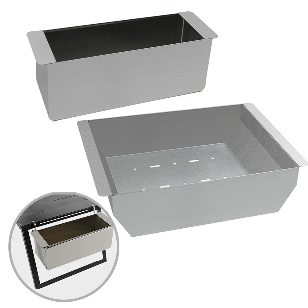 0.5 /1 Unit Storage Box For Camping Folding Table Stainless Steel Storage Box For GT Tables Outdoor Picnic Food Container