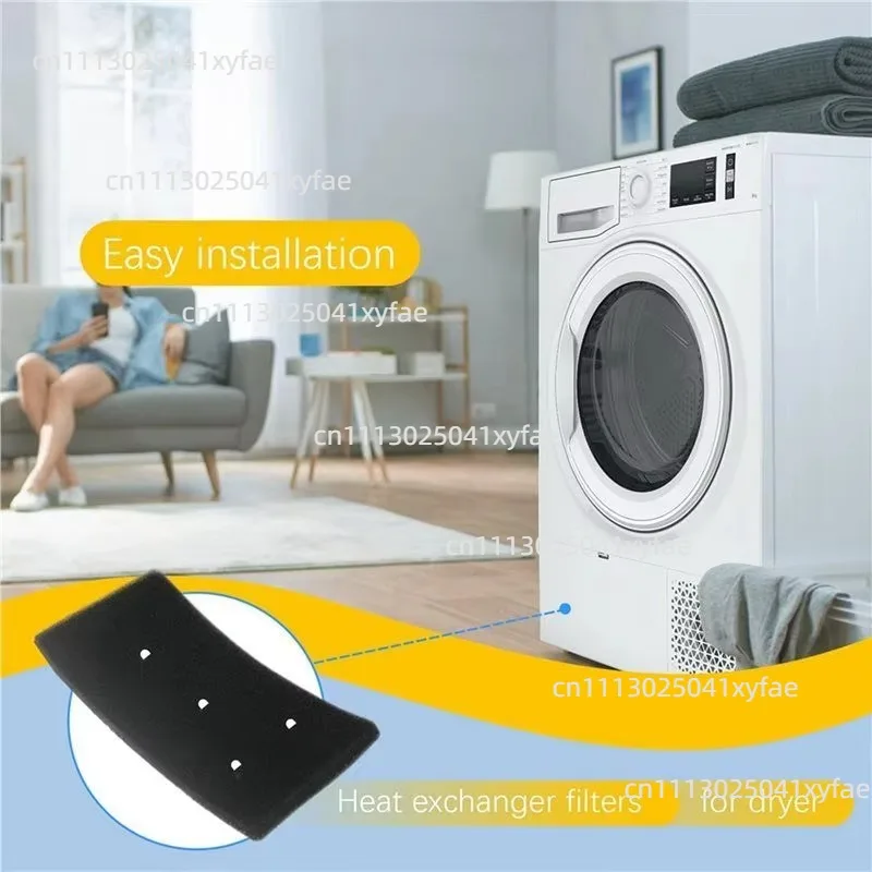 Laundry Appliance Spare Parts AS60 24Pcs Reusable Condensing Dryer Sponge Filter Compatible with HX 481010716911