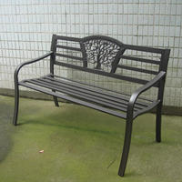Park bench for outdoor use Two seat bench Patio bench