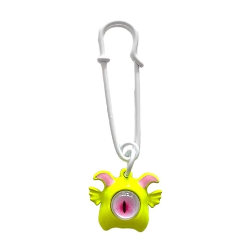 Unique Devil Eye Cellphone Strap Evils Eyes Brooch Phone Chain Handmade Detachable Eyed Demons Keychains for Wallet Bags