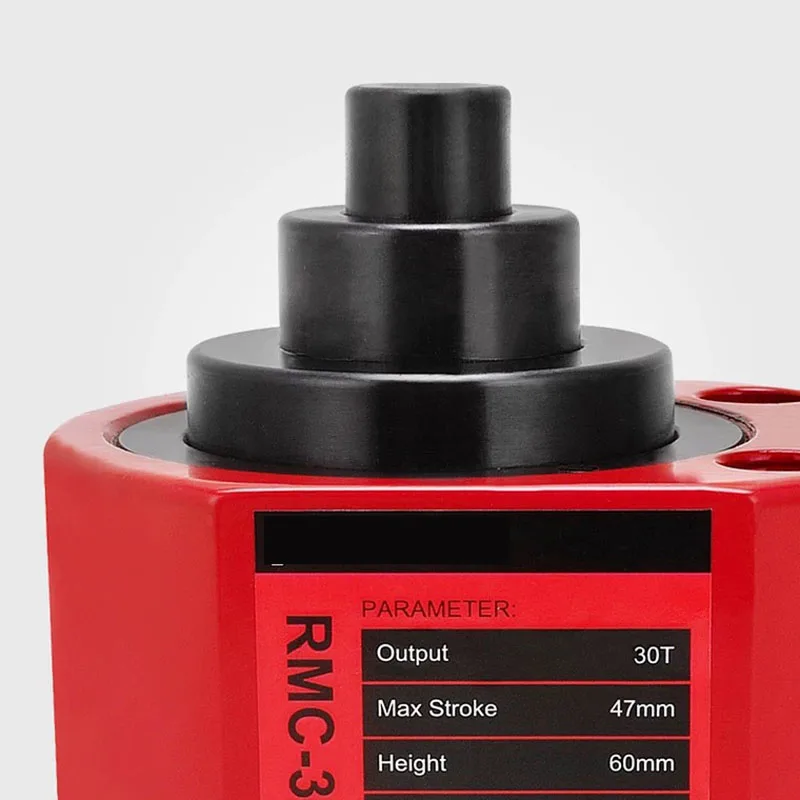 

2026 30T Ultra-thin Multi-Stage Hydraulic Jack Hydraulic Oil Cylinder Maximum Stroke 47MM Connector Thread ZG3/8" t