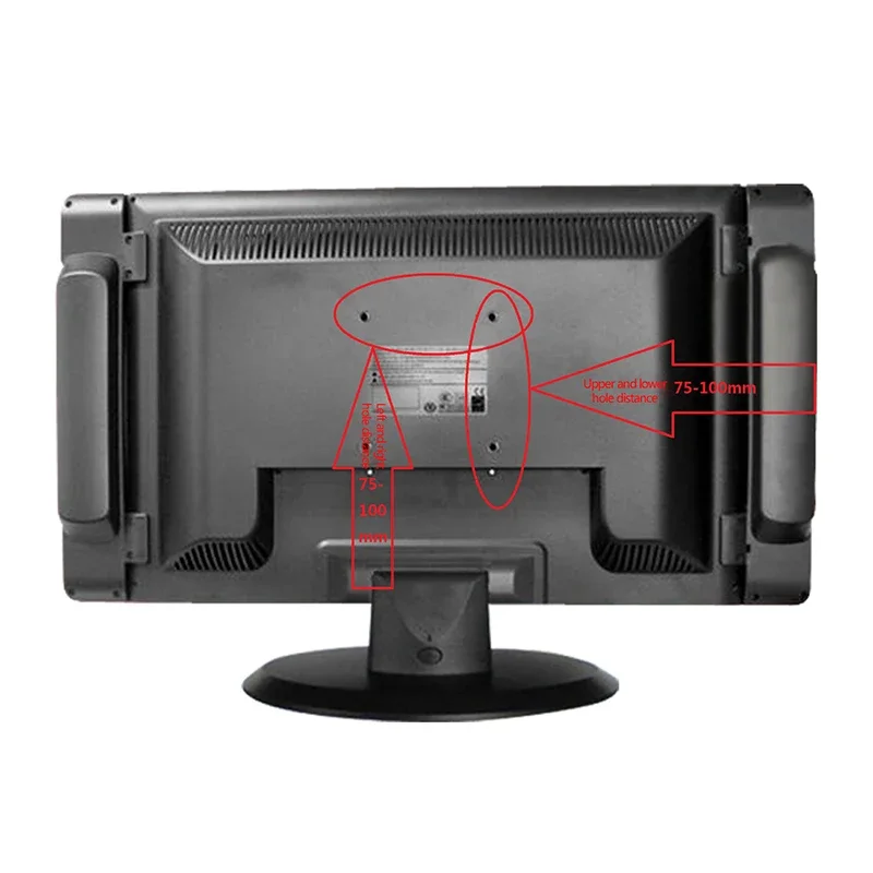 14-26 Zoll TV-Halterung, Wandmontage, Druckknopfverschluss, flache Panel-Halterung, universeller TV-Halter aus Metall, LCD-LED-Monitor, TV-Rahmen VESA 75/100 – Detail 4