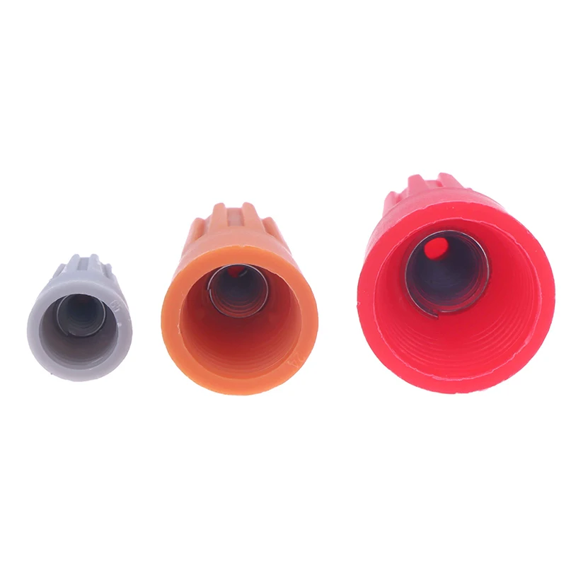 P1 P2 P3 P4 P6 الكهربائية معزول تويست تجعيد محطة الجوز الربيع نهاية غطاء 50 قطعة سلك سريع موصل الدورية الربط