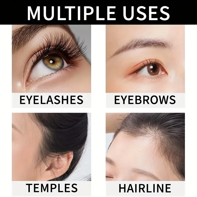 Crescita del siero per ciglia Essenza naturale per estensione delle ciglia e delle sopracciglia Crea allungamento delle ciglia spesse Siero nutriente per le sopracciglia