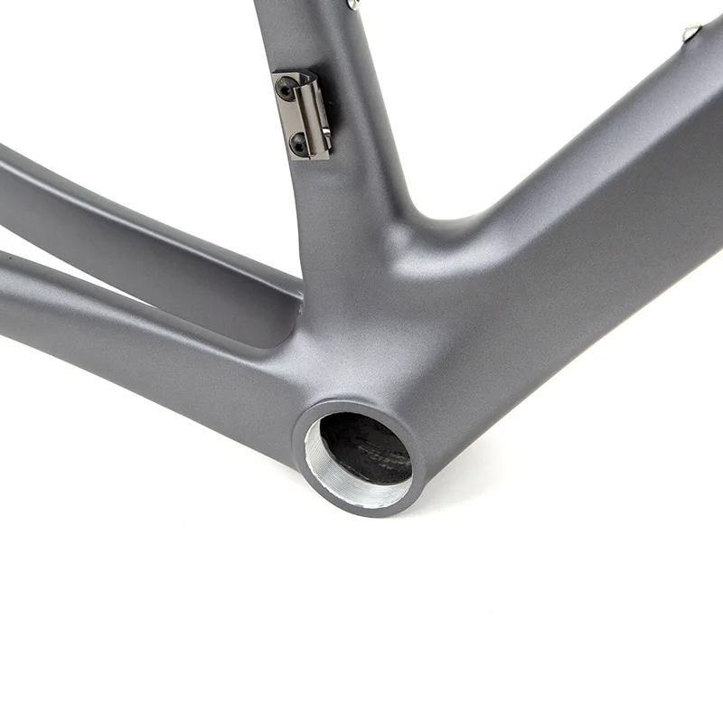 

Inner wiring disc brake carbon fiber road frame with carbon fiber front fork bicycle frame