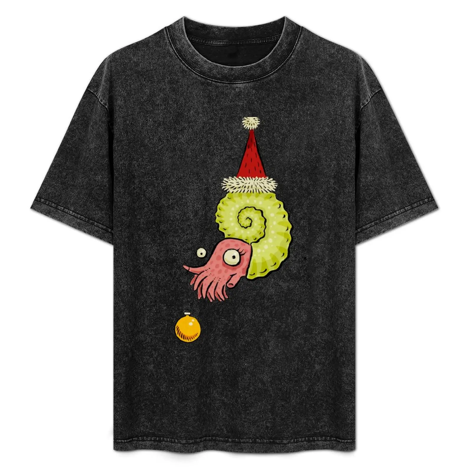 Christmas Ammonite T-Shirt shirts graphic tees Blouse anime clothes men t shirts