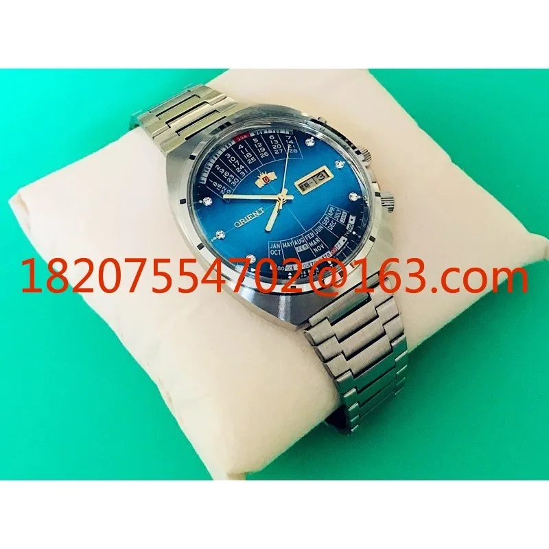 

FOR Japan Watch Men's Oriental Double Lion Perpetual Calendar Fully Automatic Mechanical Watch Perpetual Calendar Watch