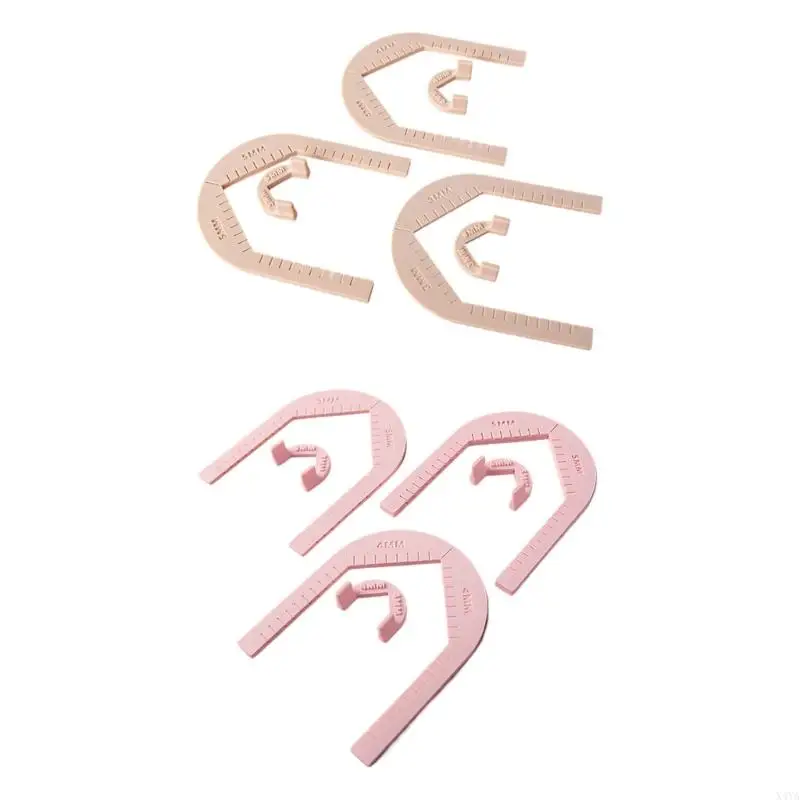 

X4YA Ergonomic PLA Earring Hole Guide Professional Craft Tool for Studio Use