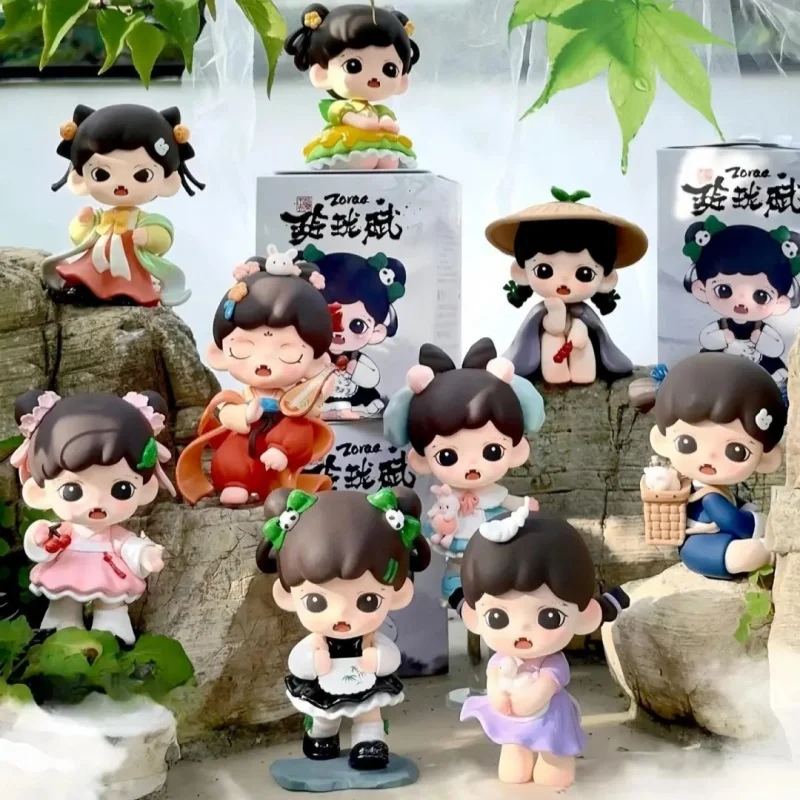 

Authentic Baby Zorra 3rd Generation Linglong Fu Blind Box National Trend Play Handmade Cute Doll Collectibles Girl Gift Ornament