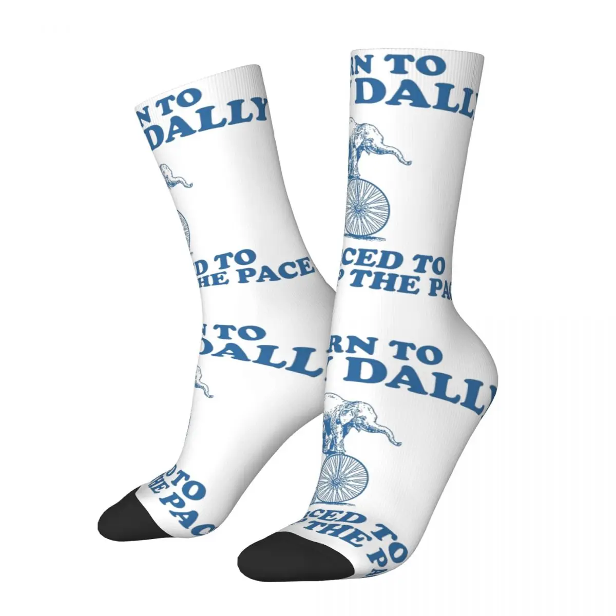 Born To Dilly Dally Cartoon Meme Design Theme Socks Merch for Women Flexible Sock