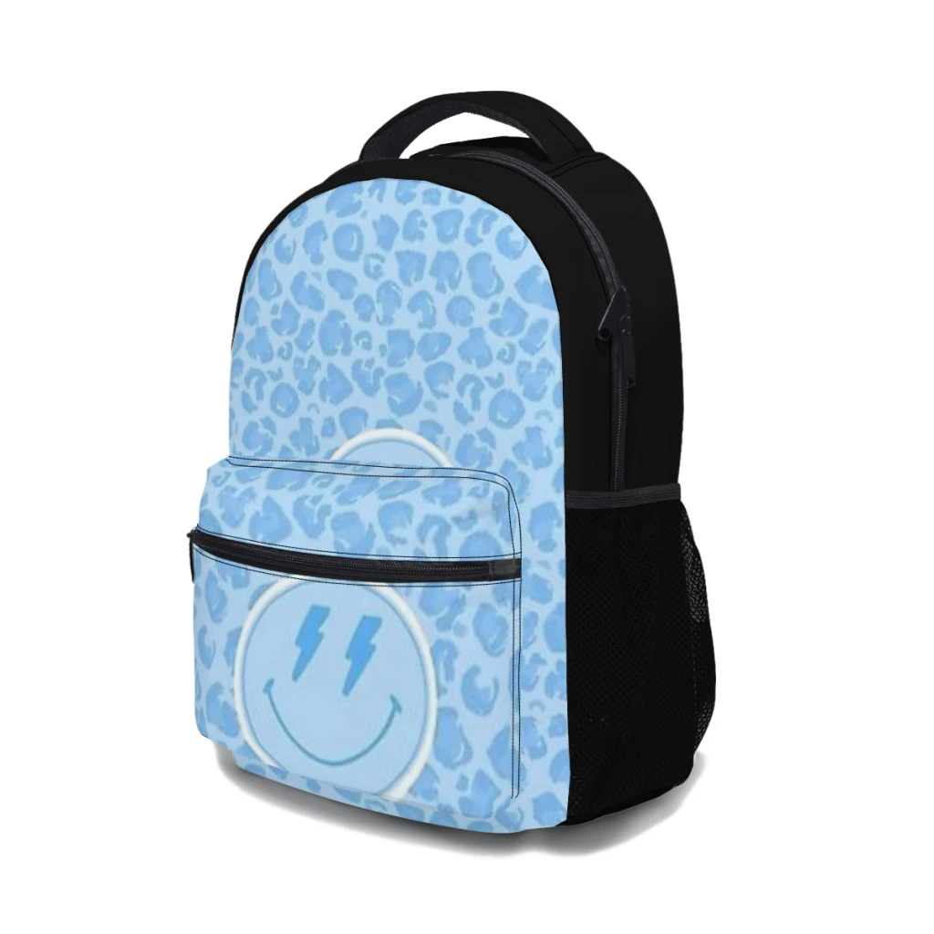 Impermeável alta capacidade mochila universitária, material escolar preppy, novo, moda feminina, meninos, 17"