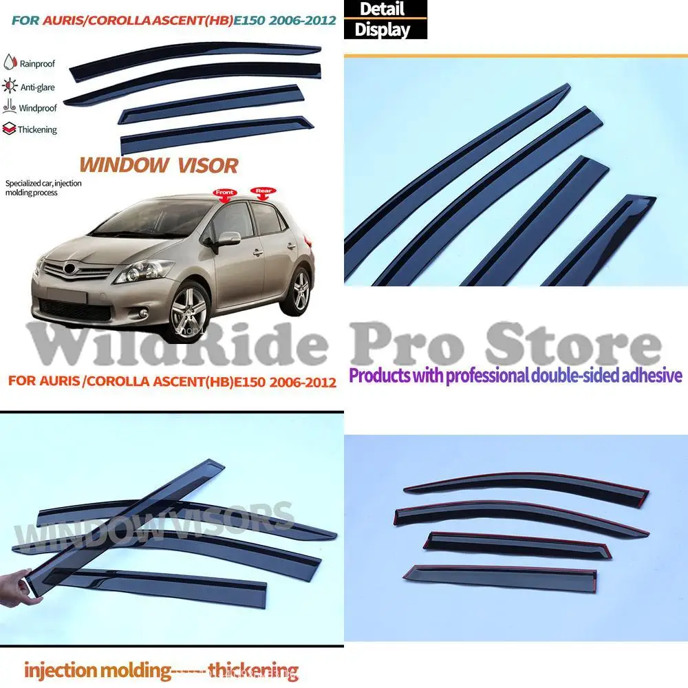 

1 set For Toyota AURIS E150 Window Rain Deflector COROLLA HB 2006 13 Window Visor