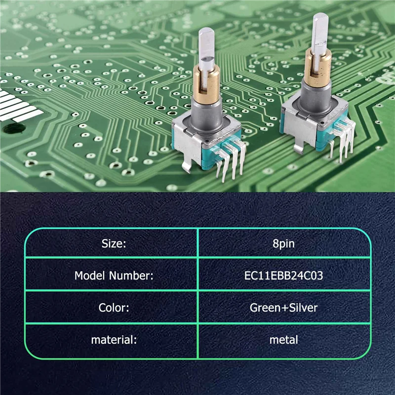 

B03C-EC11EBB24C03 Двухосевой энкодер с переключателем 30, номер позиционирования 15, ручка точки импульса, 25 мм