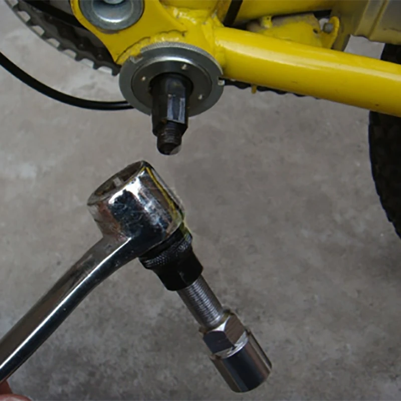 

652F Mountain Bicycles Repair Tool Kits Chain Splitter Freewheel Crank Puller Bottom Bracket Remover Bike Removal Tools