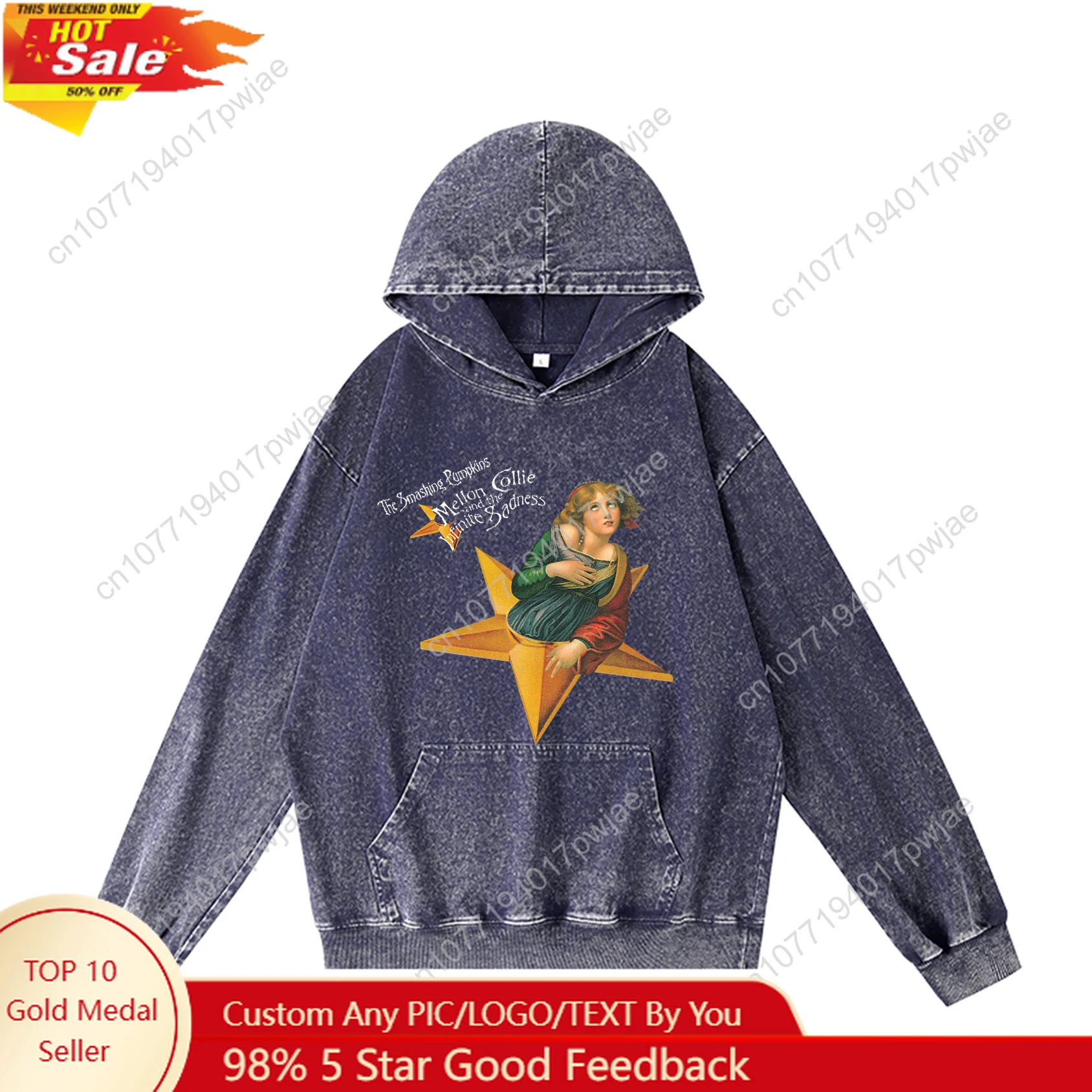 

The Smashing Pumpkins Band Hoodie Hooded Sweatshirt Men Woman Vintage Pullover Sweatshirt With Pocket Oversized Customized Top