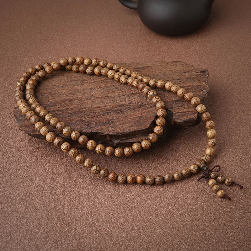 108 Buddhist Prayer Beads Buddhist Beads Bracelet For Men Wooden Bead Bracelet