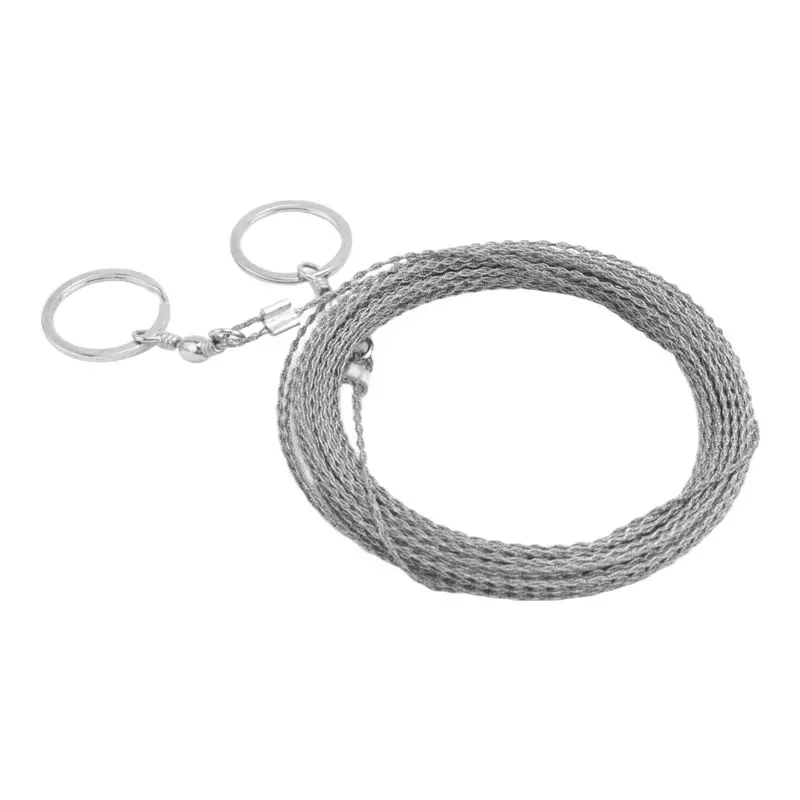 [NEWA64Z!】 Mini Stainless Steel Wire Saw,Pocket Chainsaw,Portable Camping Saw Wire Saw,Wire Hand Saw Field Saw Wire 10M