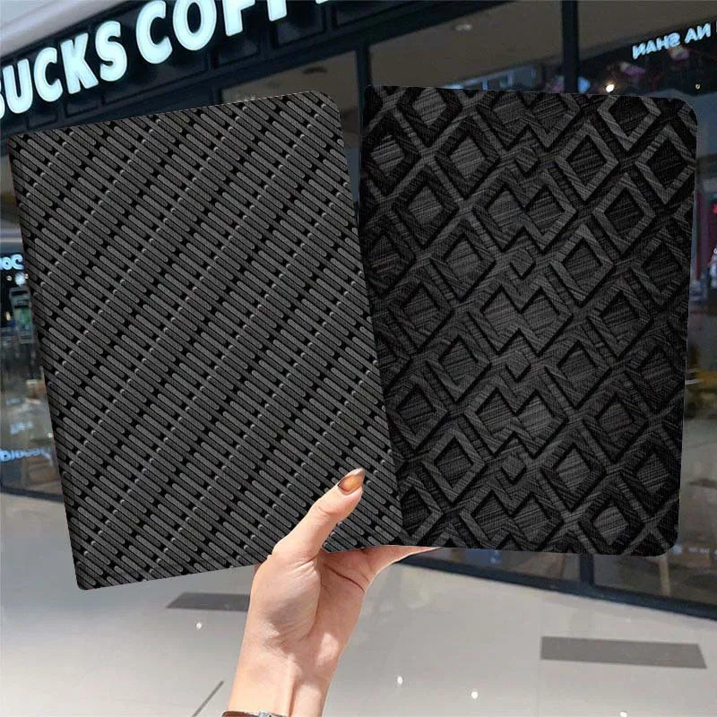 

Retro Carbon Fiber Art Popular Gift For Samsung Galaxy Tab A7 A A8 A9 A11 S6 S11 10.1 10.4 10.5 Inch Lite PLus Soft Tablet Case
