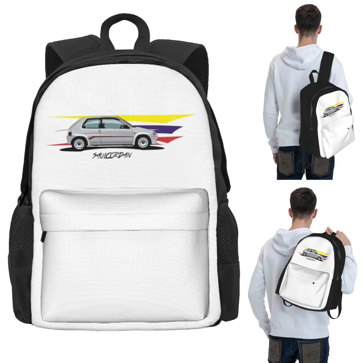 

106 Rally Student Backpack School Bag Hiking Travel Daypack for Boys Girls Bookbag Shoulder Bags