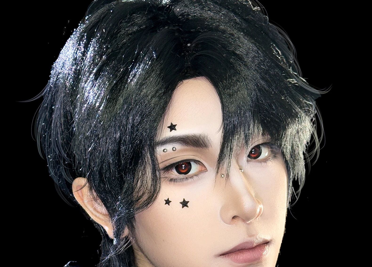 JEWELENS Alien Stage Cosplay Farbkontaktlinsen Anime Ivan Till Pupil 6 Monate 1 Paar Halloween-Objektiv – Detail 2