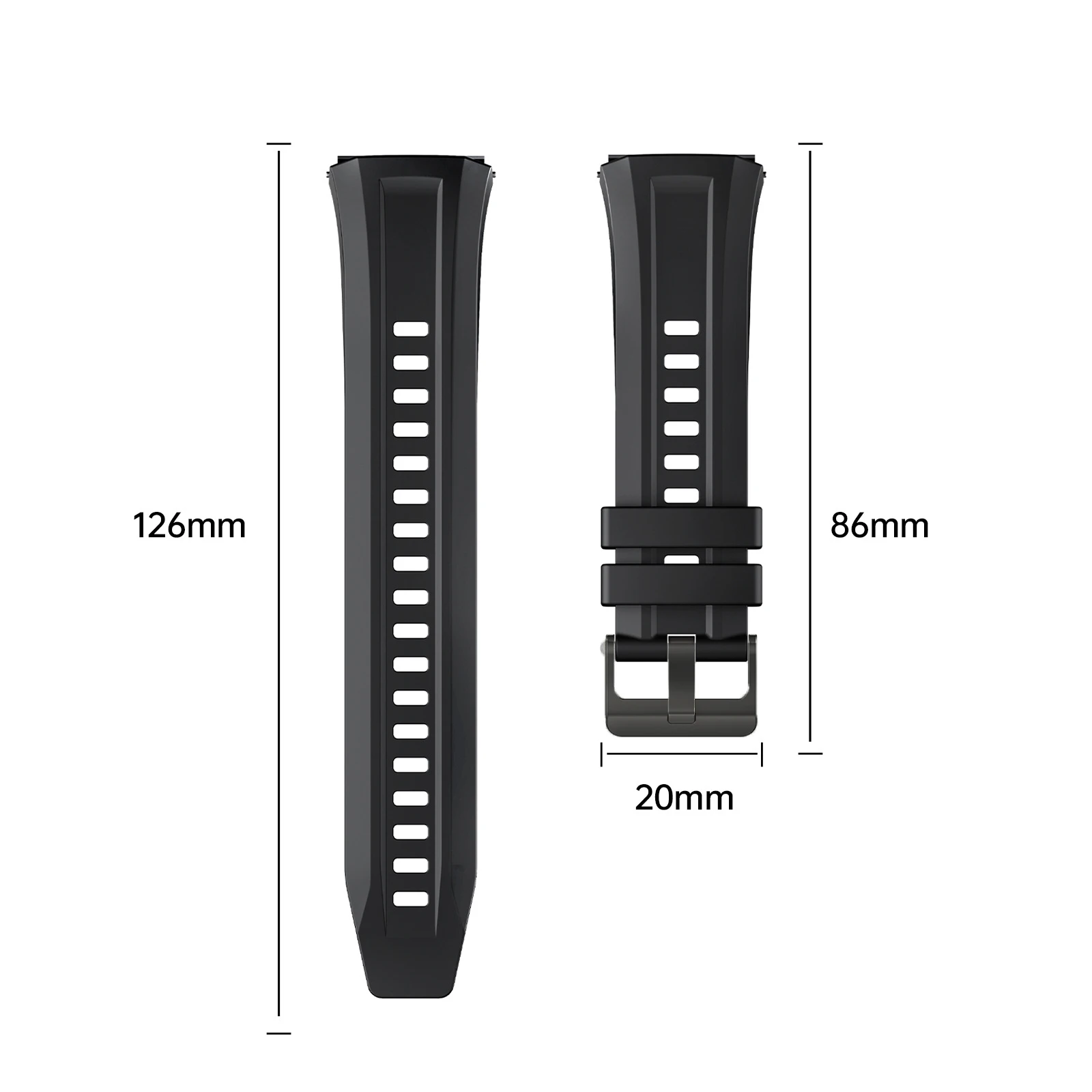 Silicone Strap For Huawei Watch GT 5 4 3 2 2E 46mm Sports Band For Xiaomi Watch S4 S3 S2 S1 Active MiWatch 2 Pro 22mm Watchband