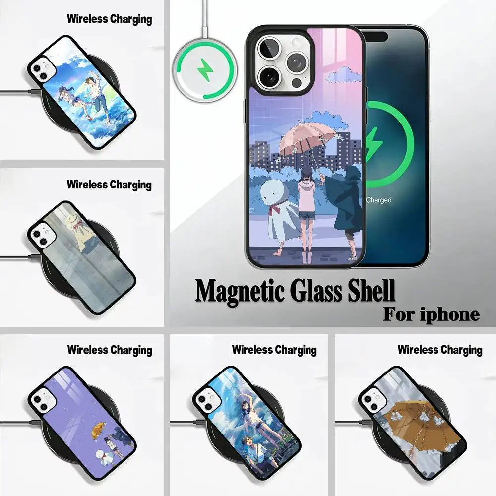 

W-W-Y-Weathering- With- You Phone Case For IPhone17 16 15 14 13 12 11 Pro Max 16/15/14Plus Wireless Charger Cover Funda