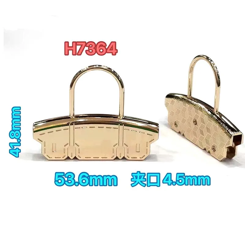 

Bag Side Clip Buckles Retro Metal Double D Buckle Handbag Chain Handles Connector Bag Strap Hardware Accessories