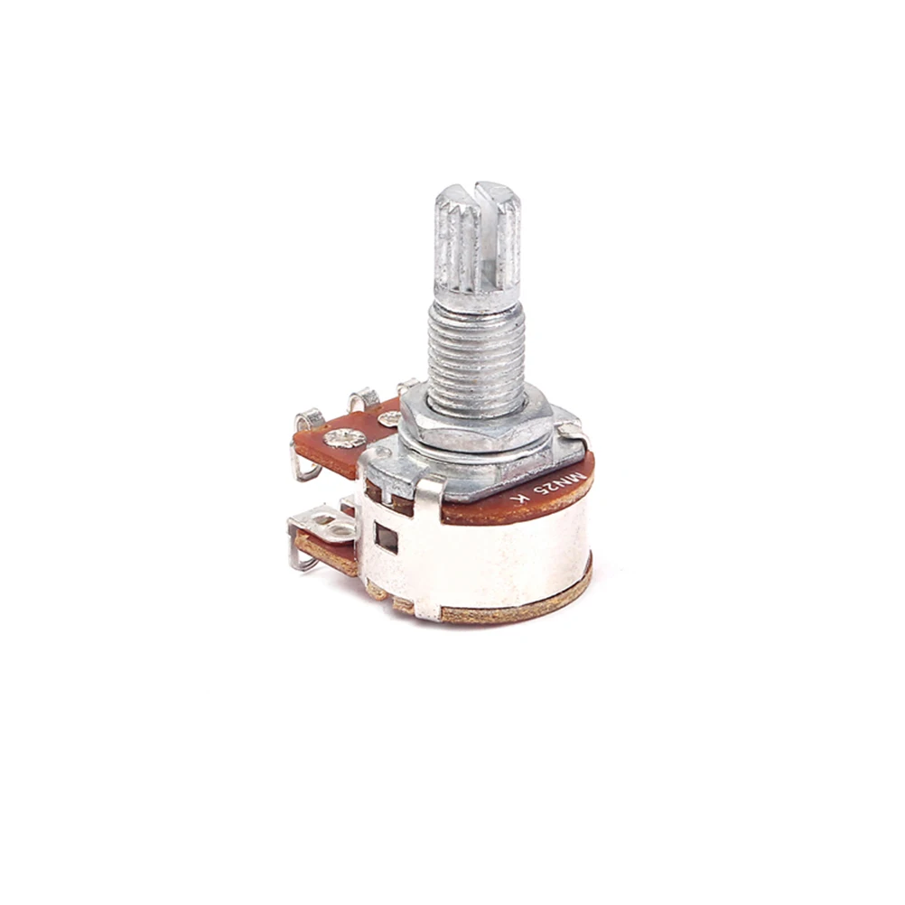 

audio potentiometers MN25K Dual Pot Guitar Amp Potentiometer Guitar Potentiometer Guitar volume potentiometer