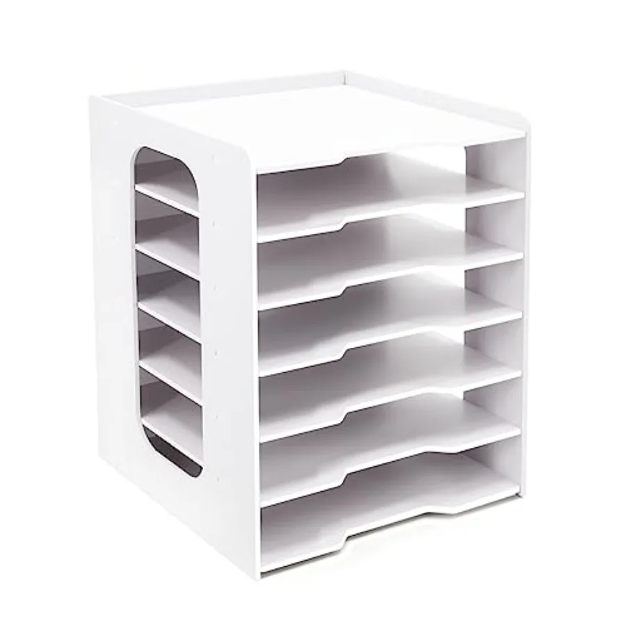 

Органайзер для бумаги для скрапбукинга 12x12 - Настольный органайзер для файлов 12x12, штабелируемые лотки для хранения бумаги для скрапбукинга, настольный контейнер для файлов